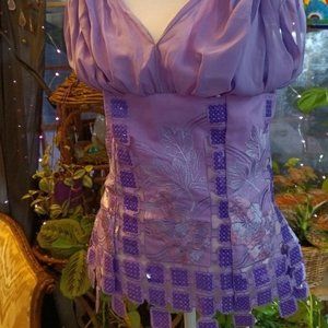 One of a kind purple top